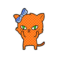 cute cartoon cat