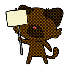 Obraz premium cartoon dog