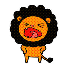 cartoon lion