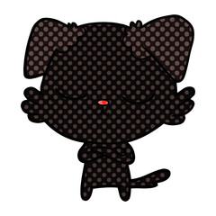 Obraz premium cute cartoon dog