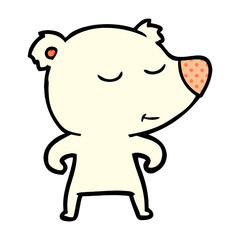 cartoon polar bear