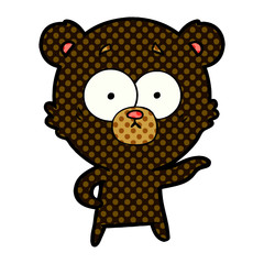 anxious bear cartoon