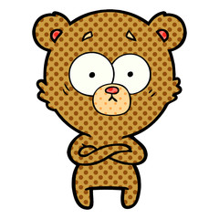 surprised bear cartoon