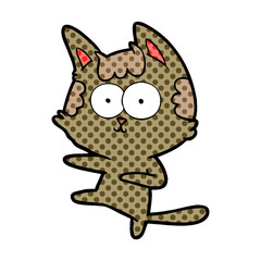 dancing cartoon cat