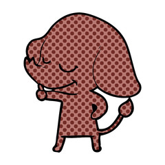 cartoon smiling elephant