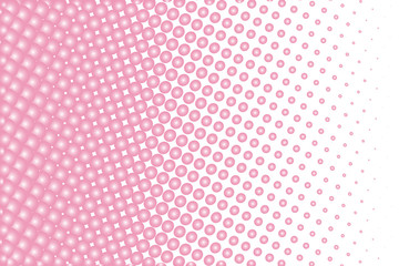 Abstract futuristic halftone pattern. Comic background. Dotted backdrop with circles, dots, point large scale