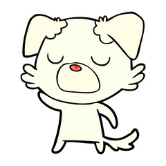 Fototapeta premium cartoon dog