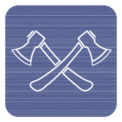 The ax icon. Axe symbol