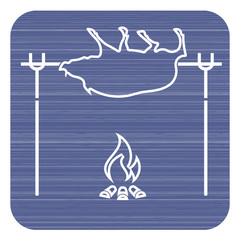 Grilled boar icon