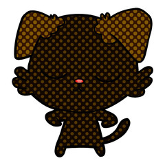 cute cartoon dog