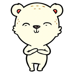 happy cartoon bear