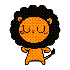 cartoon lion