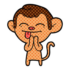funny cartoon monkey