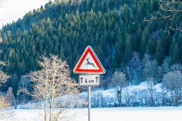Achtung Wildwechsel