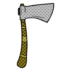 cartoon viking axe
