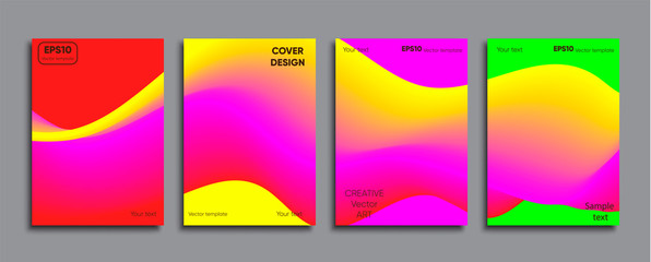 Obraz premium Creative colored cover. Cover design.