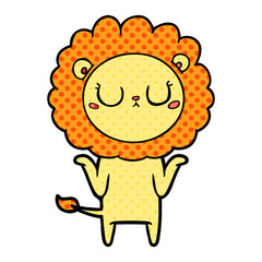 cartoon lion