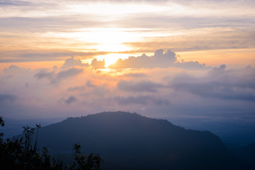 Mon Sone View Point, Doi Pha Hom Pok National Park, Angkhang mountain, chiang mai, Thailand