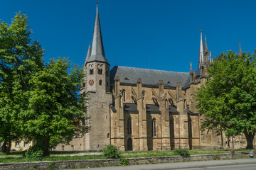 Fototapeta na wymiar Stiftskirche St. Peter in Bad Wimpfen
