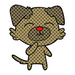cartoon dog thinking