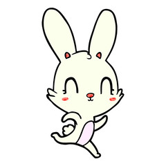 cute cartoon rabbit