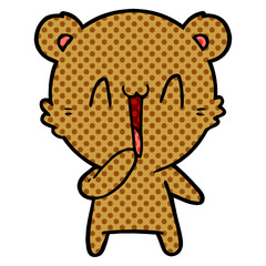happy bear cartoon