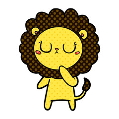 cartoon lion
