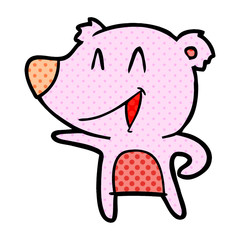 laughing bear cartoon