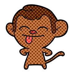 funny cartoon monkey