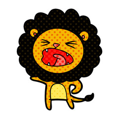 cartoon lion