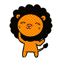 cartoon lion