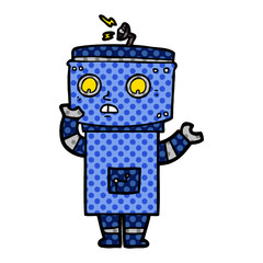 cartoon robot