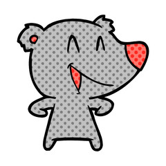 laughing bear cartoon
