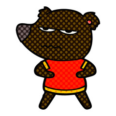 annoyed bear cartoon