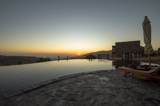Oman Mountains at Jabal Akhdar in Al Hajar Mountains