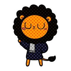 cartoon lion