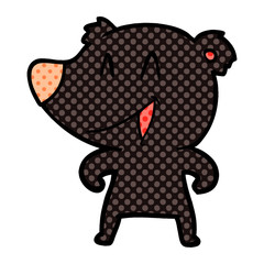 laughing bear cartoon
