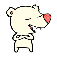 cartoon polar bear