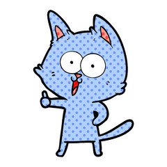 funny cartoon cat