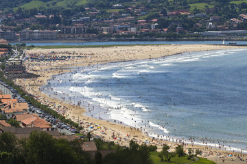 La plage d'Hendaye