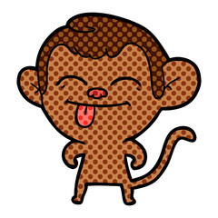 funny cartoon monkey