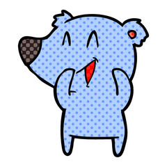 laughing bear cartoon