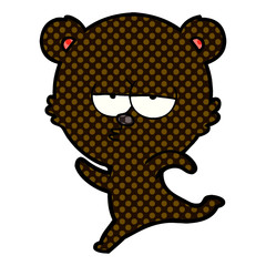running bear cartoon
