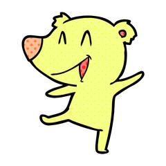 laughing bear cartoon