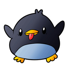 cute cartoon penguin