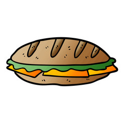 cartoon chesse sandwich