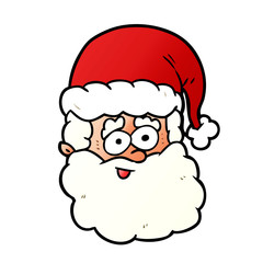 cartoon santa claus