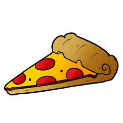 cartoon slice of pizza