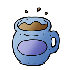 cartoon mug of coffee