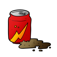 cartoon can of soda